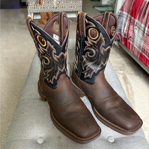 Durango Men’s 11” Rebel Western Boots - Broad Square Toe- Size 11 Medium